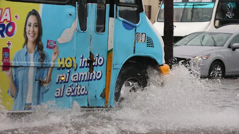 Lluvia en zona conurbada