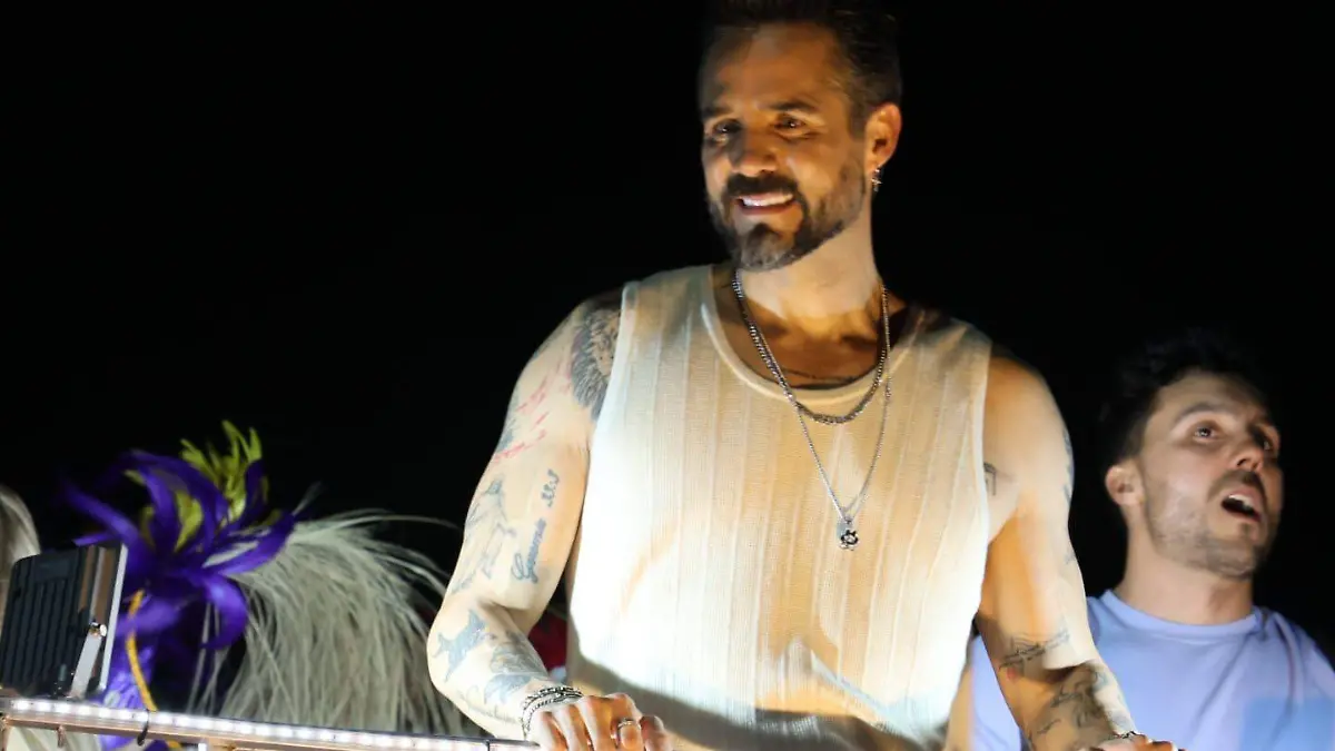 José Ron en el Carnaval de Veracruz