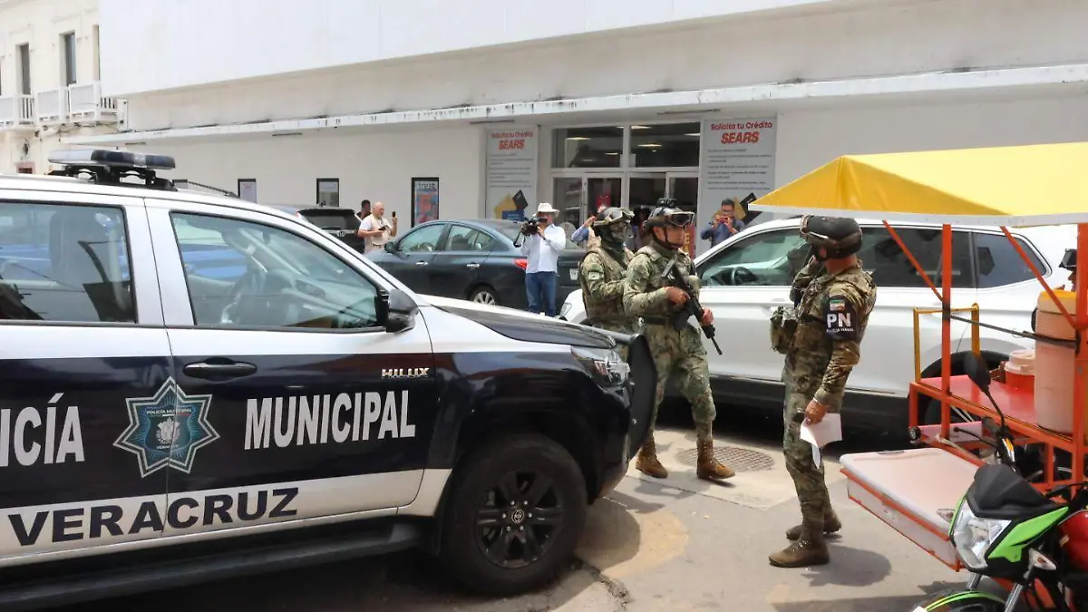 Asalto en tienda departamental de Veracruz