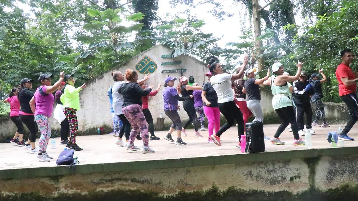 Ejercitándose en el cerro