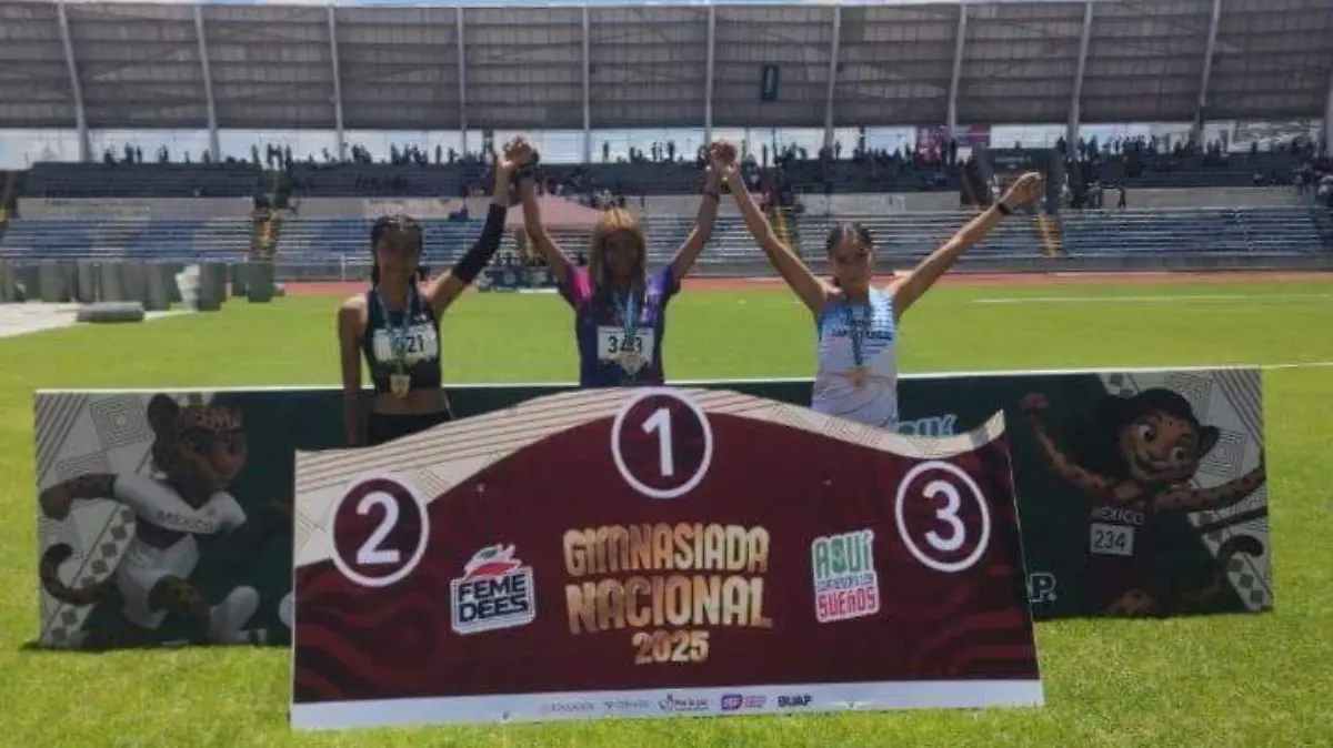En la Gimnasiada Nacional de Puebla logró la medalla de plata