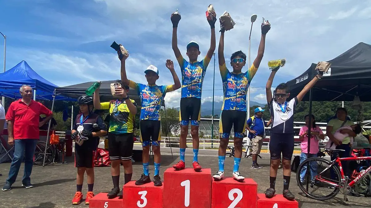 Serial Infantil de Ciclismo en el Velódromo Internacional de Xalap
