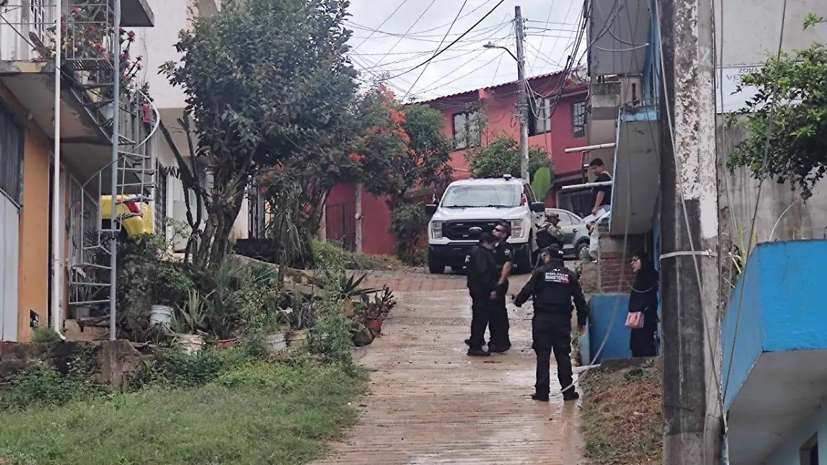 Ejército y SSP realizan cateo en colonia Las Higueras de Xalapa