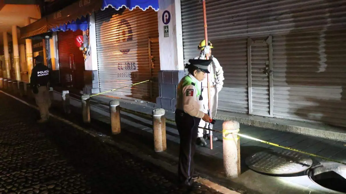 Apagón en Centro Histórico de Xalapa 