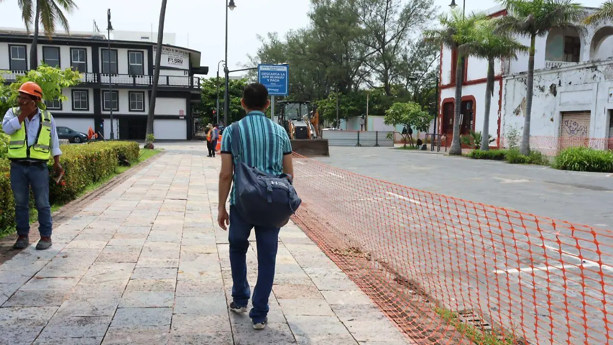 Cierre temporal en calle Gómez Farías por remodelación del Centro Histórico