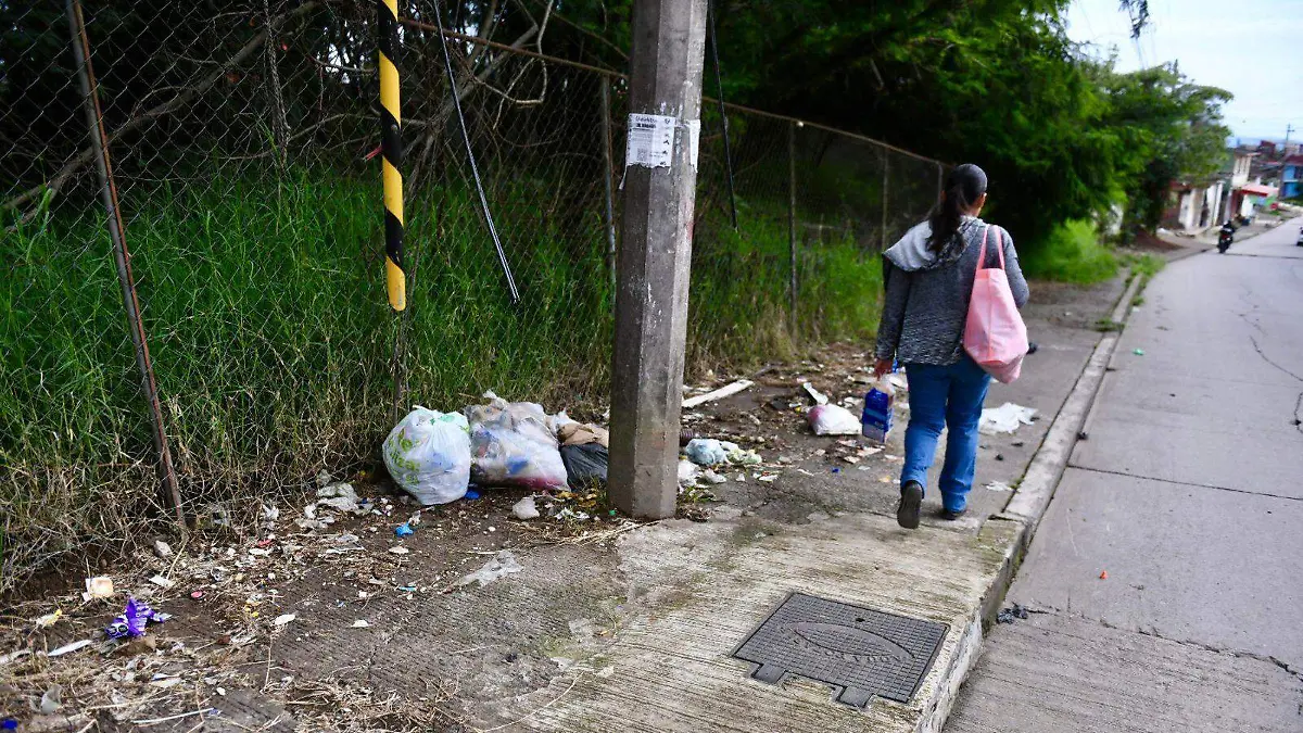 Daños tras lluvia en colonia Vasconcelos 