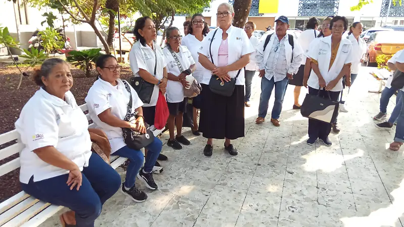 Manifestación de trabajadores de la juridicción sanitaria número 8