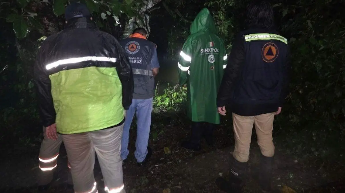 Activan refugios temporales en el norte de Veracruz a causa de las lluvias