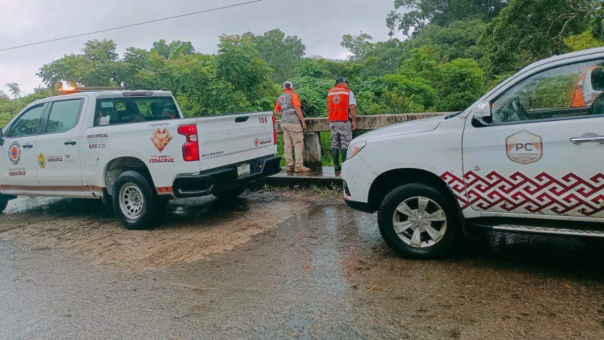 Activan refugios temporales en el norte de Veracruz a causa de las lluvias