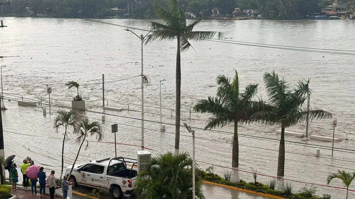 Familias de Poza Rica y Álamo afectadas por lluvias