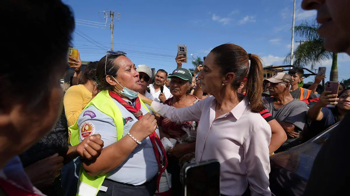 Claudia Sheinbaum en Poza Rica, Veracruz