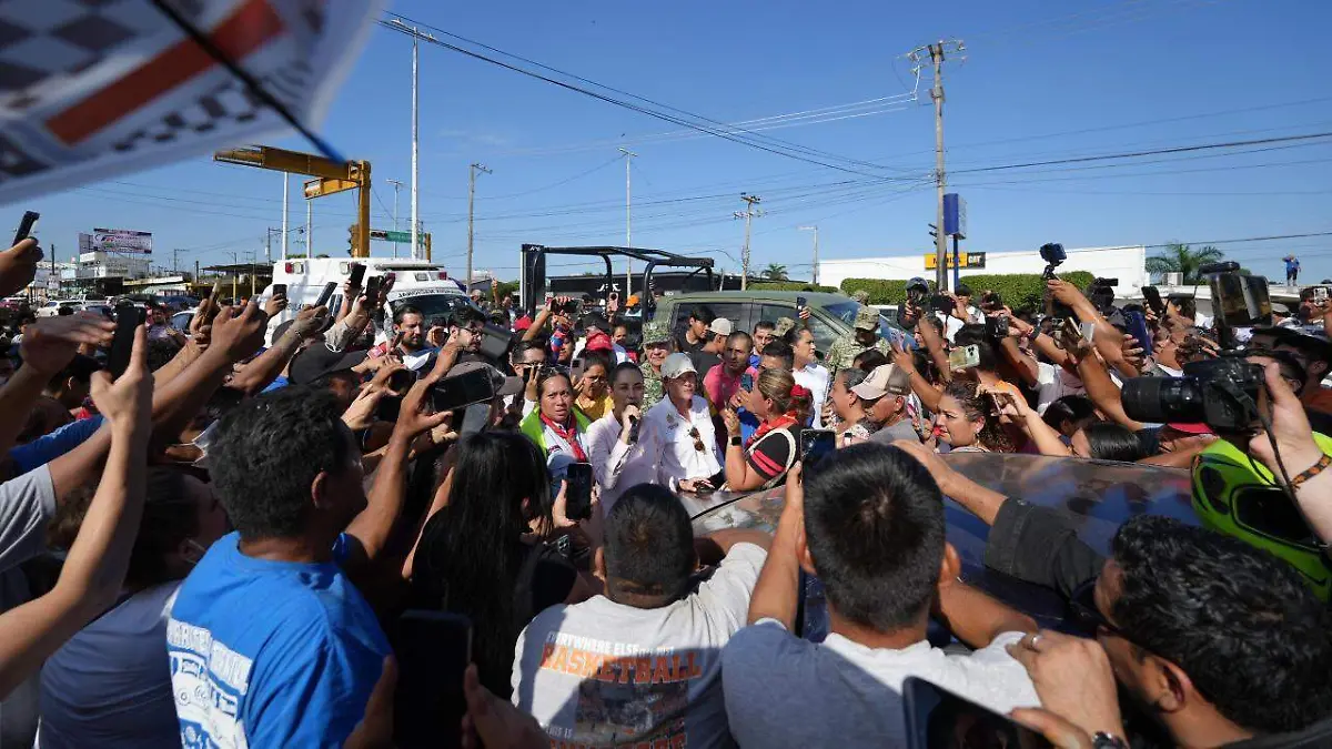 Claudia Sheinbaum en Poza Rica