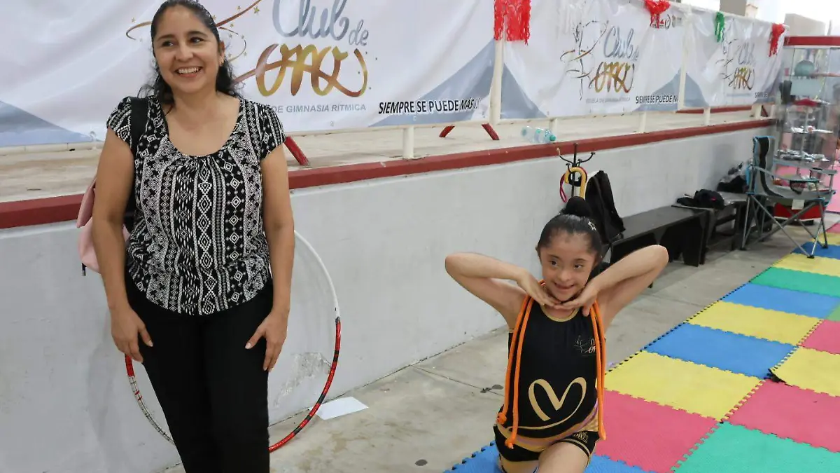 Karime Zoe López Vidaña Gimnasta down