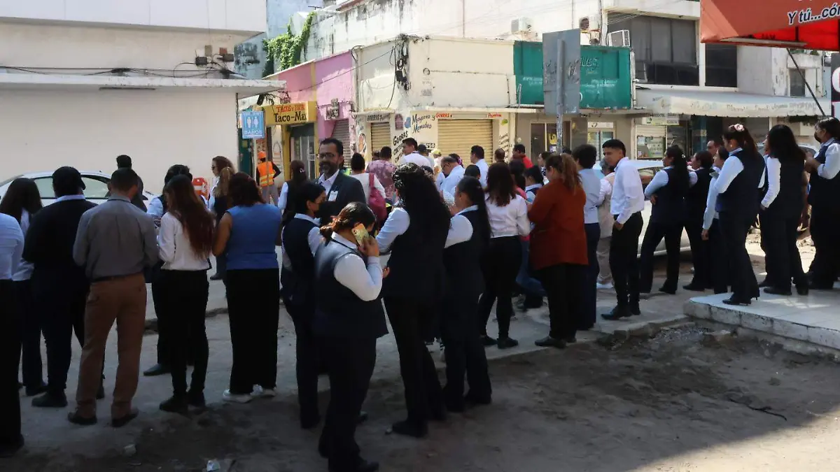Cortocircuito en el centro histórico 