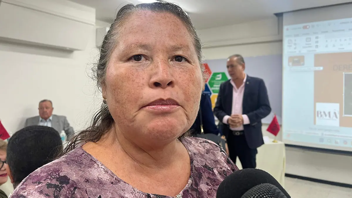 Norma Romero Vazquez coordinadora del grupo las patronas 