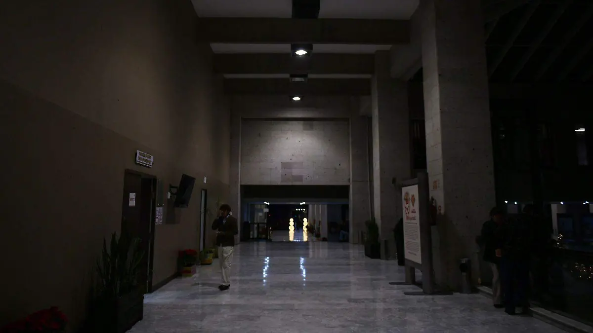 Congreso de Veracruz por la noche