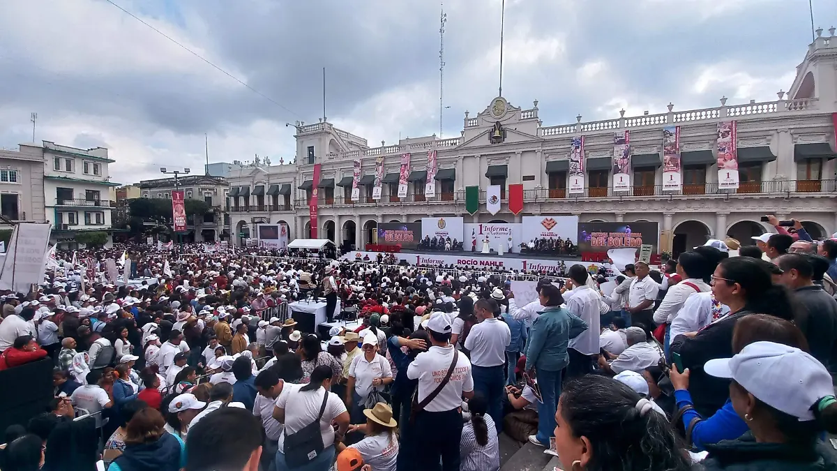 La primera mujer gobernadora de Veracruz, dijo en su mensaje, que el suyo es un gobierno histórico