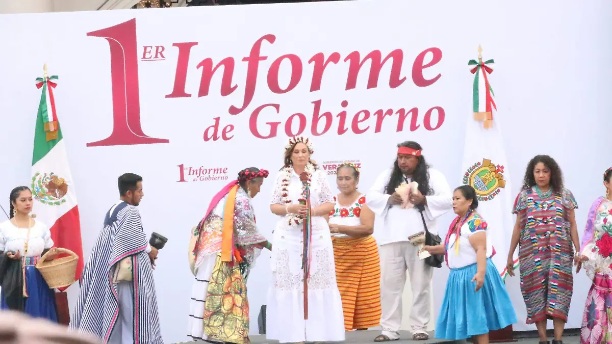 Primer informe de gobierno de la gobernadora