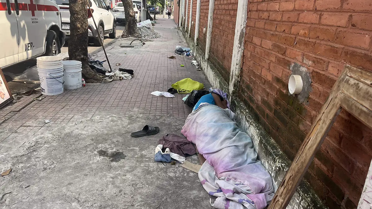 Calle de Santos Pérez Abascal en fraccionamiento de Veracruz