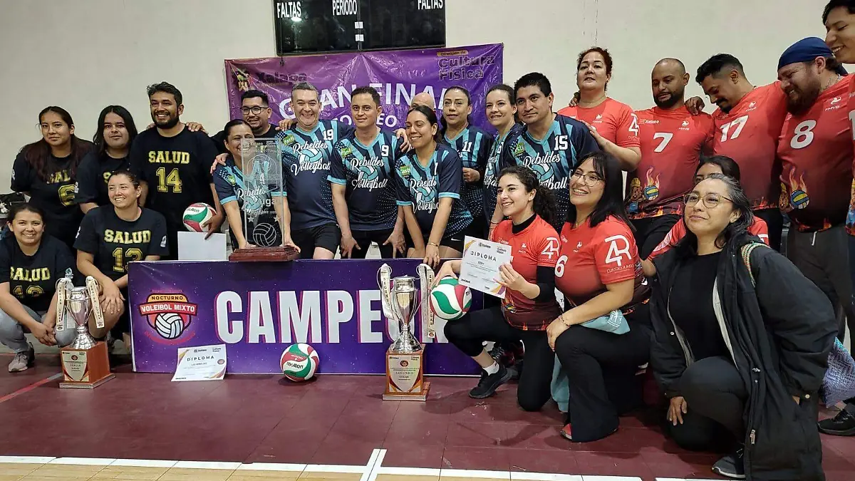 VOLI los tres campeones