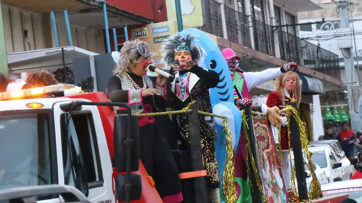 Desfile de payasos en Xalapa