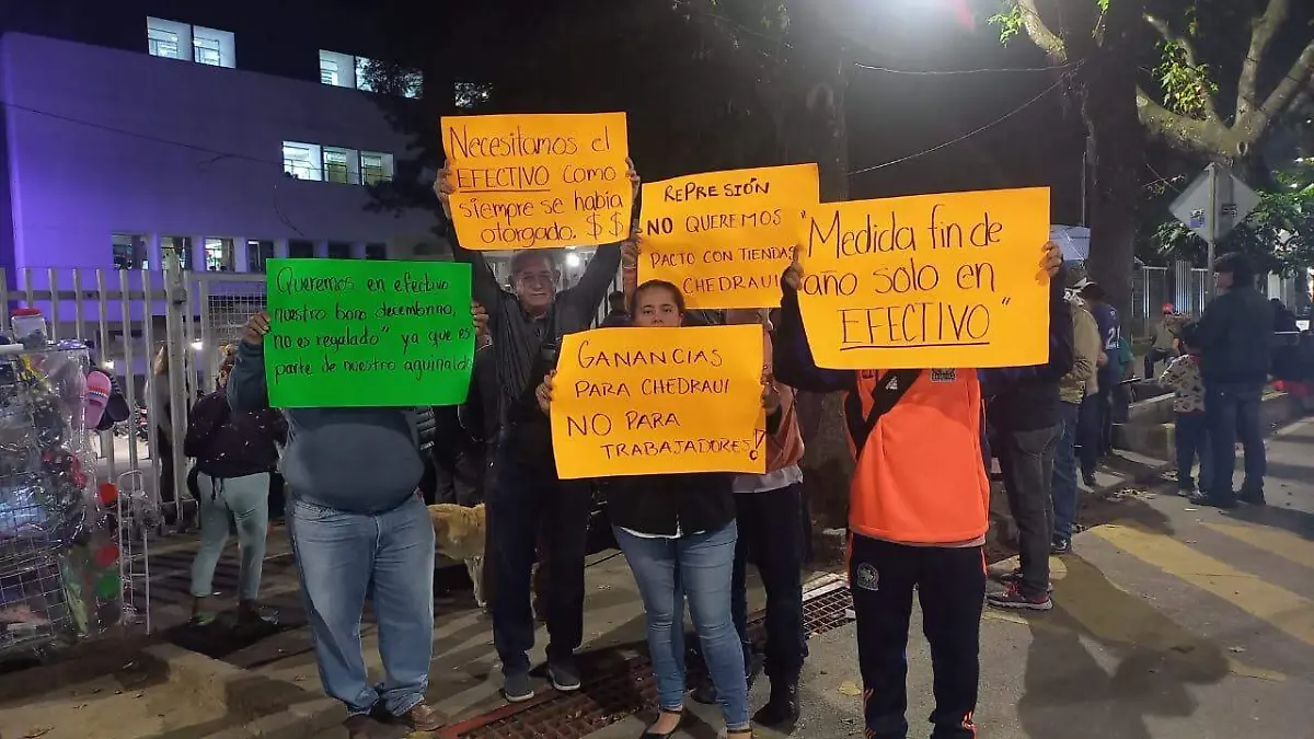 Manifestación en CAE