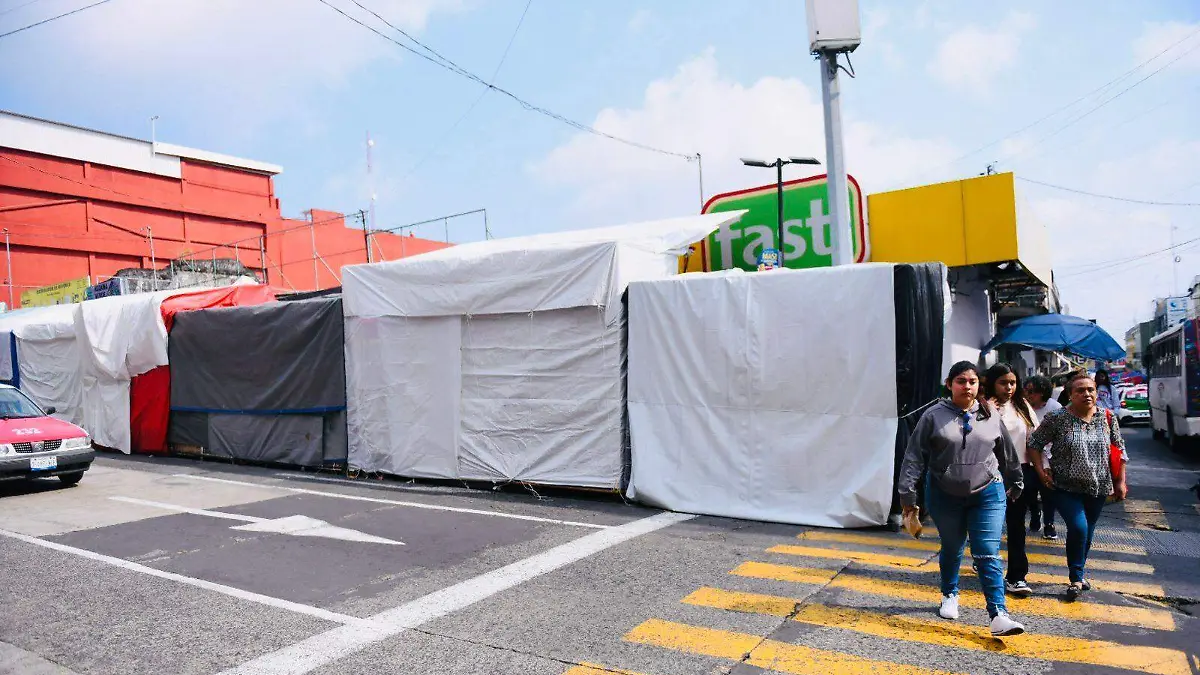 Ambulantes en centro de Xalapa