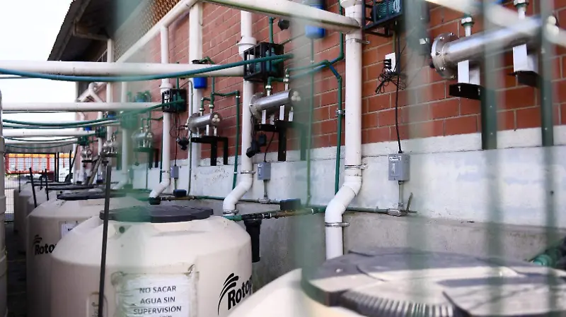 Captan agua de lluvia en Central de Abastos