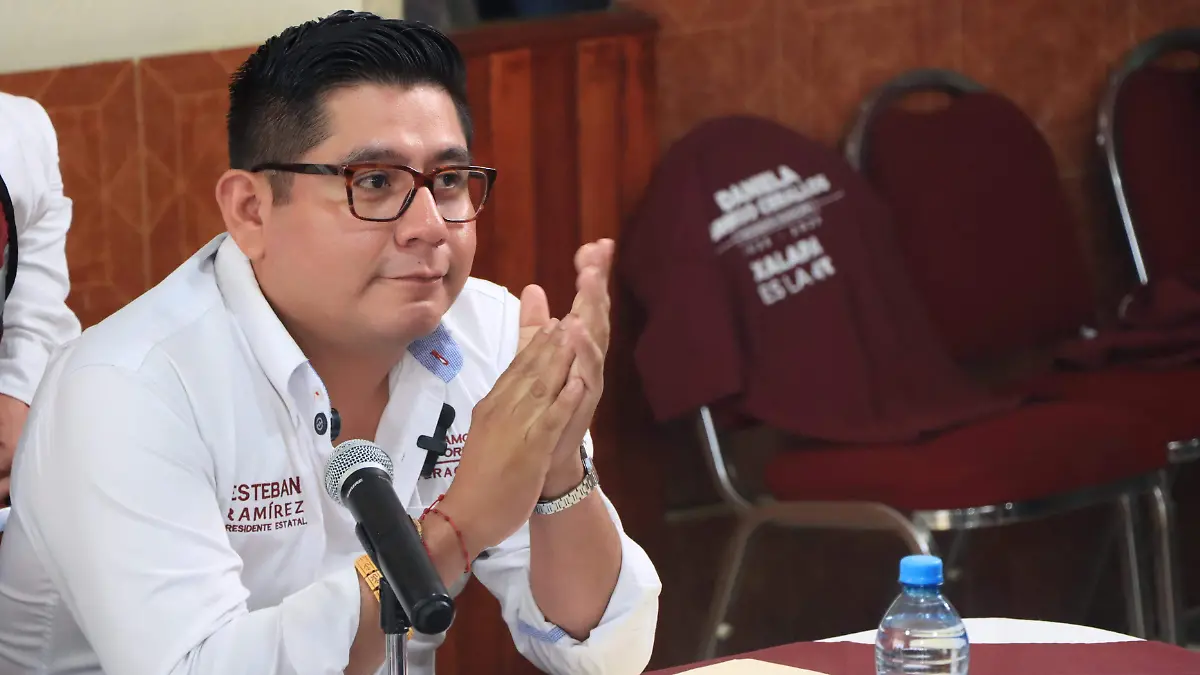 Esteban Ramírez Zepeta dirigente estatal de Morena