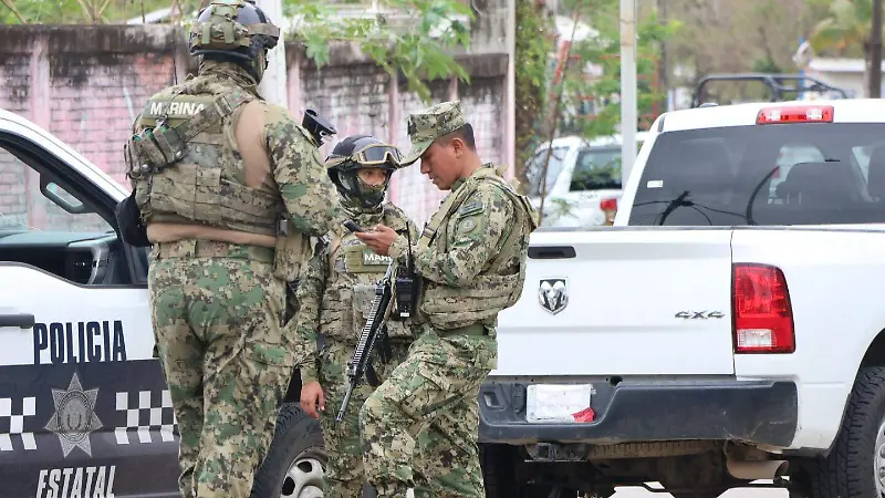 Operativo de seguridad en el coyol
