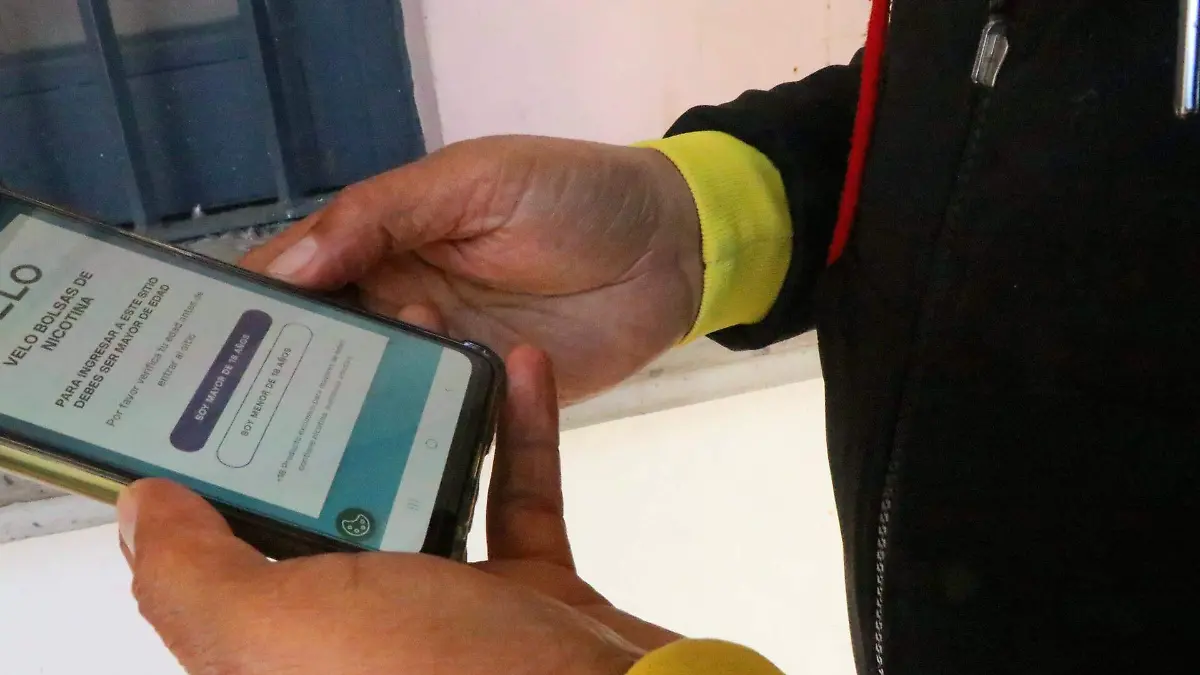 Compra de bolsas de nicotina