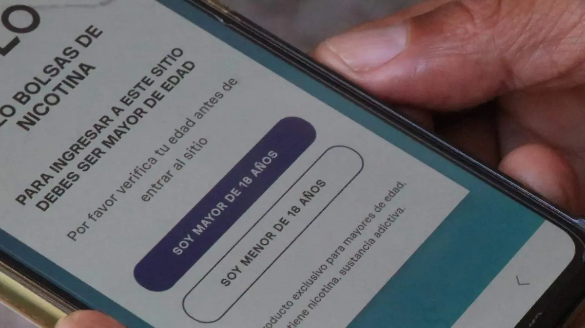 Compra de bolsas de nicotina