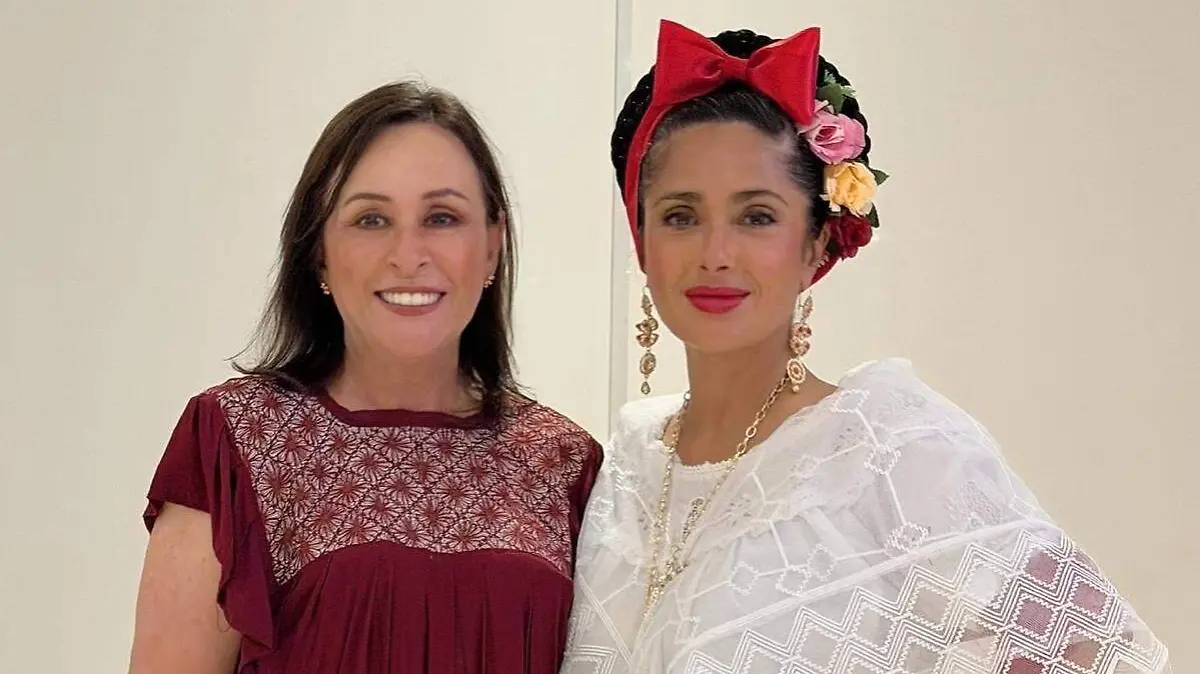 Salma Hayek y Rocío Nahle