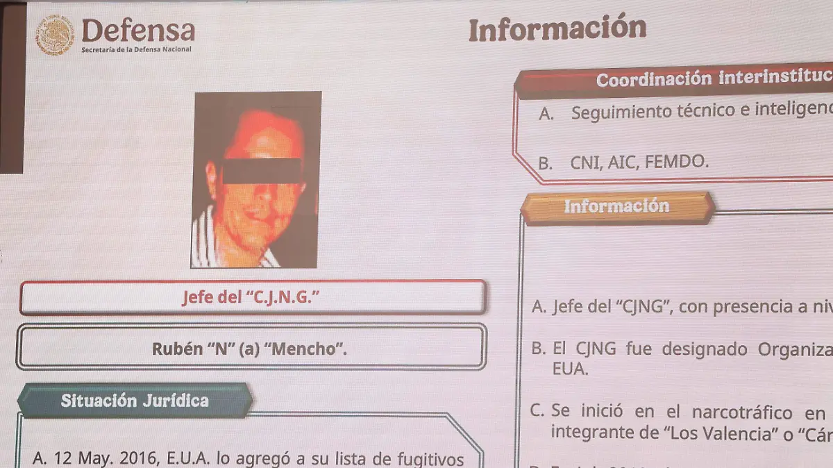 Informe Detención El Mencho