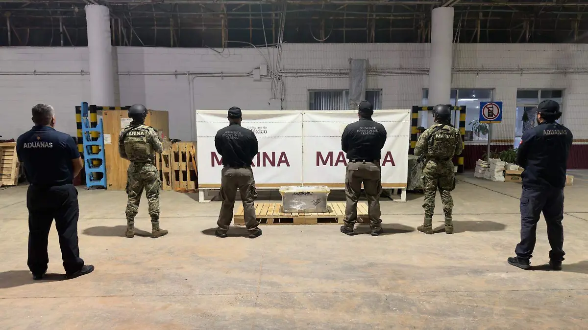 Confiscan casi 220 kilos de droga en el puerto de Veracruz