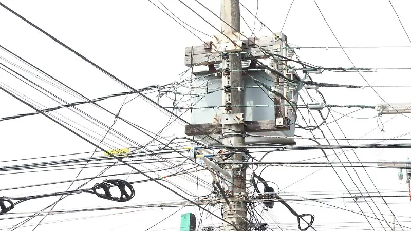 Bloqueo de calle por falta de energía eléctrica