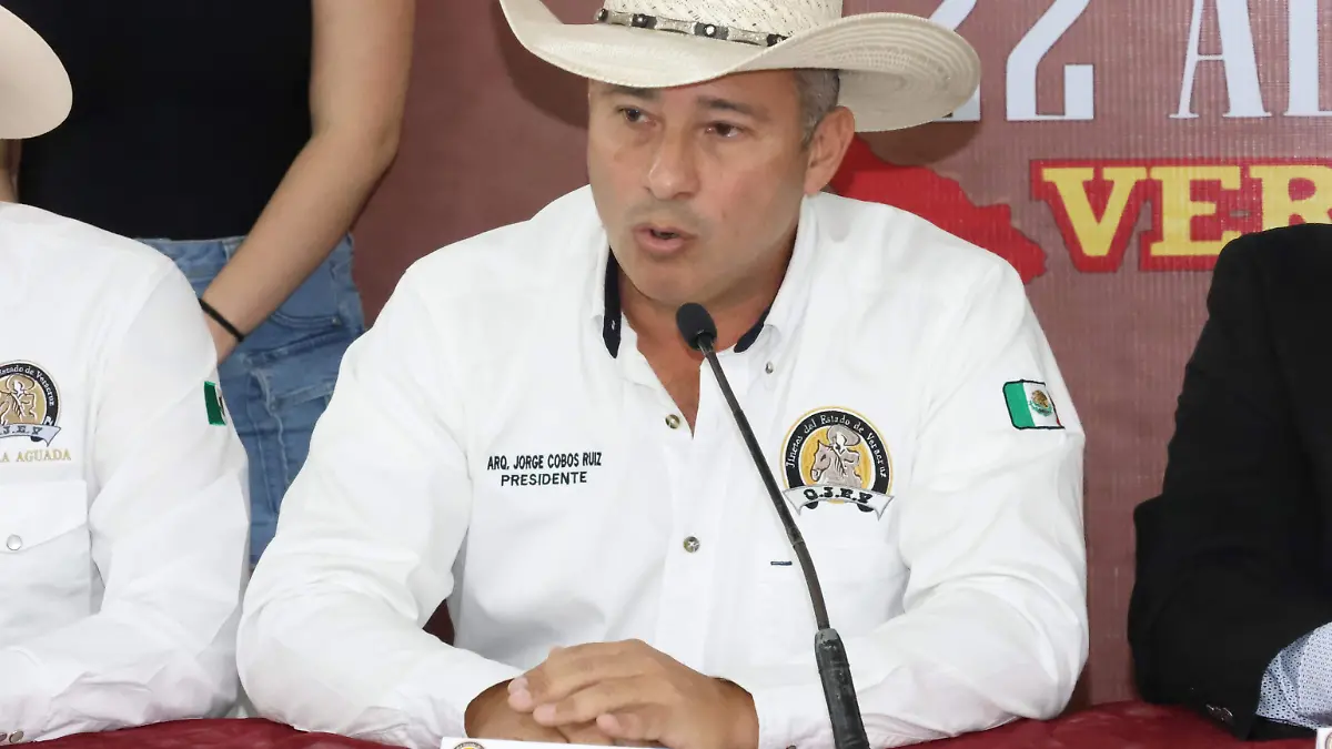 Jorge Cobos Ruiz presidente asociación civil Jinetes de Veracruz 