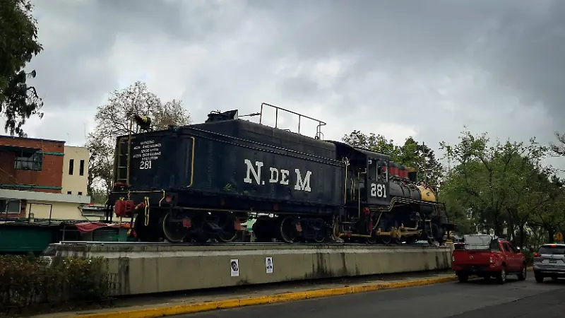 Primera estación del ferrocarril en Xalapa