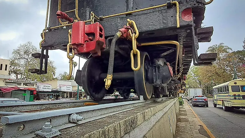 Primera estación del ferrocarril en Xalapa