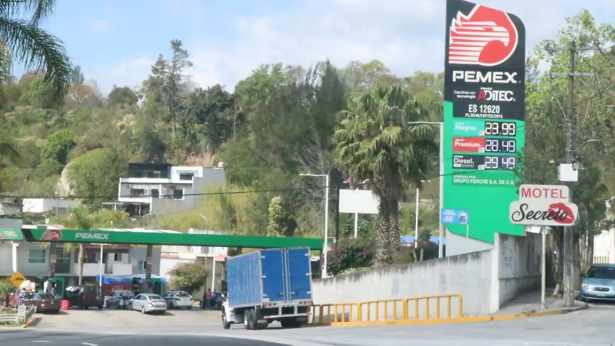 Precio de gasolina en Xalapa