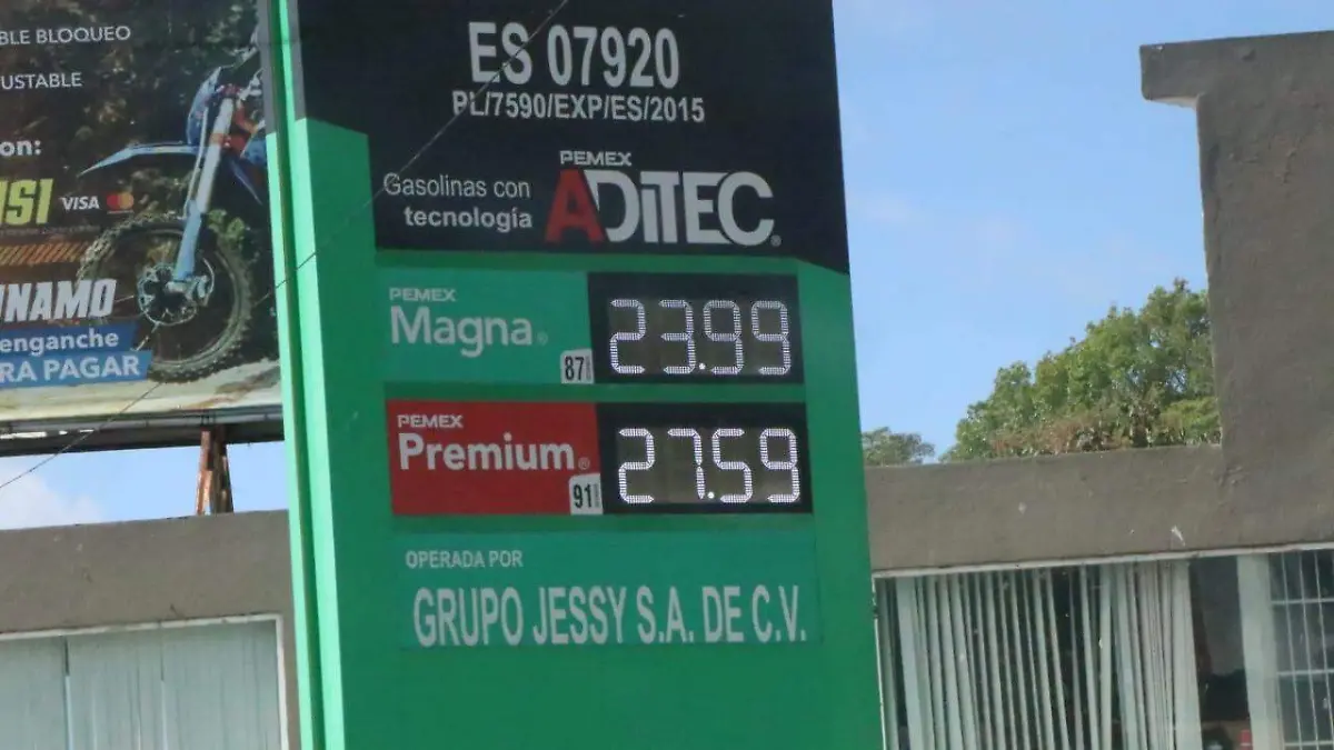 Precio de gasolina en Xalapa
