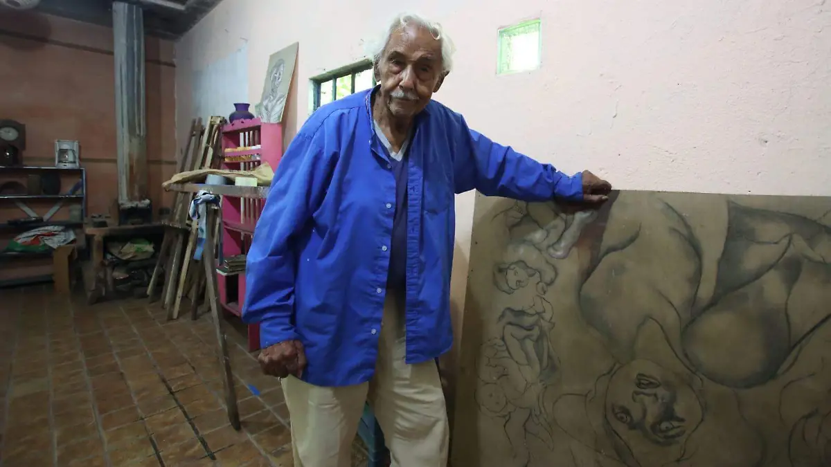 Muere en Xalapa el muralista Melchor Peredo, último exponente de la tradición postrevolucionaria