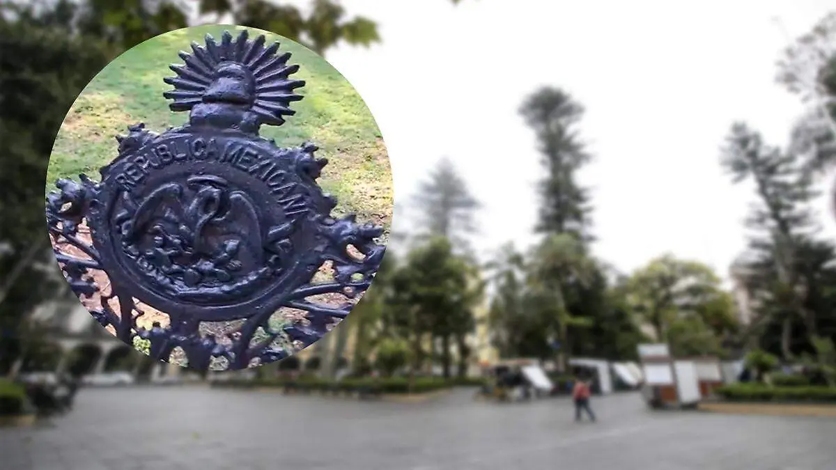 Bancas parque Juárez