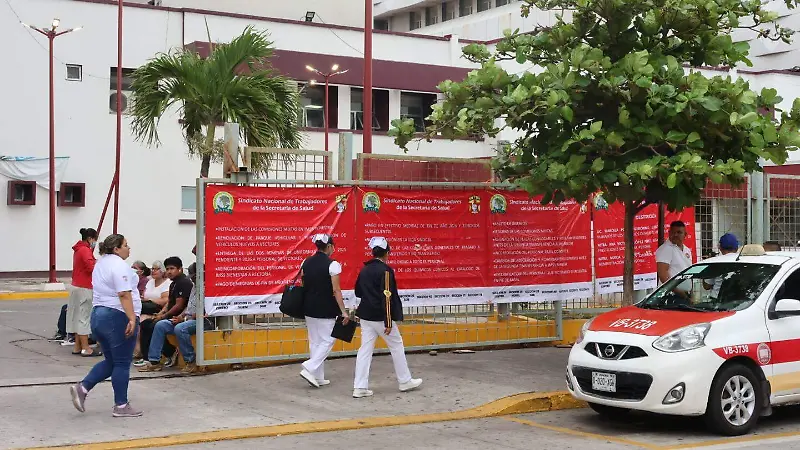 Manifestación de trabajadores del sector salud 