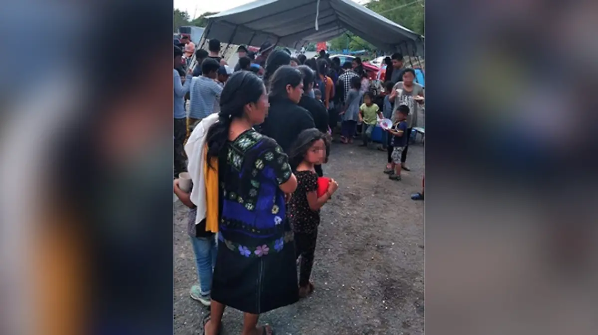 hambre comida indigena persona niños mujeres falta de alimento violencia