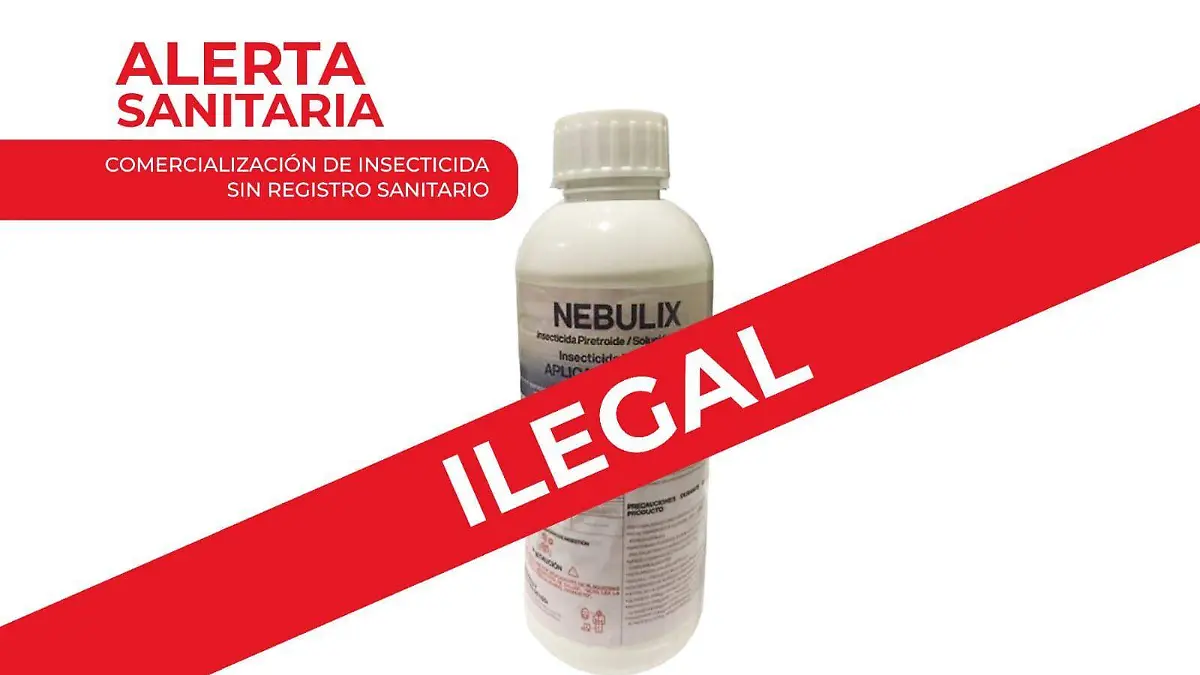 insecticida ilegal en mexico