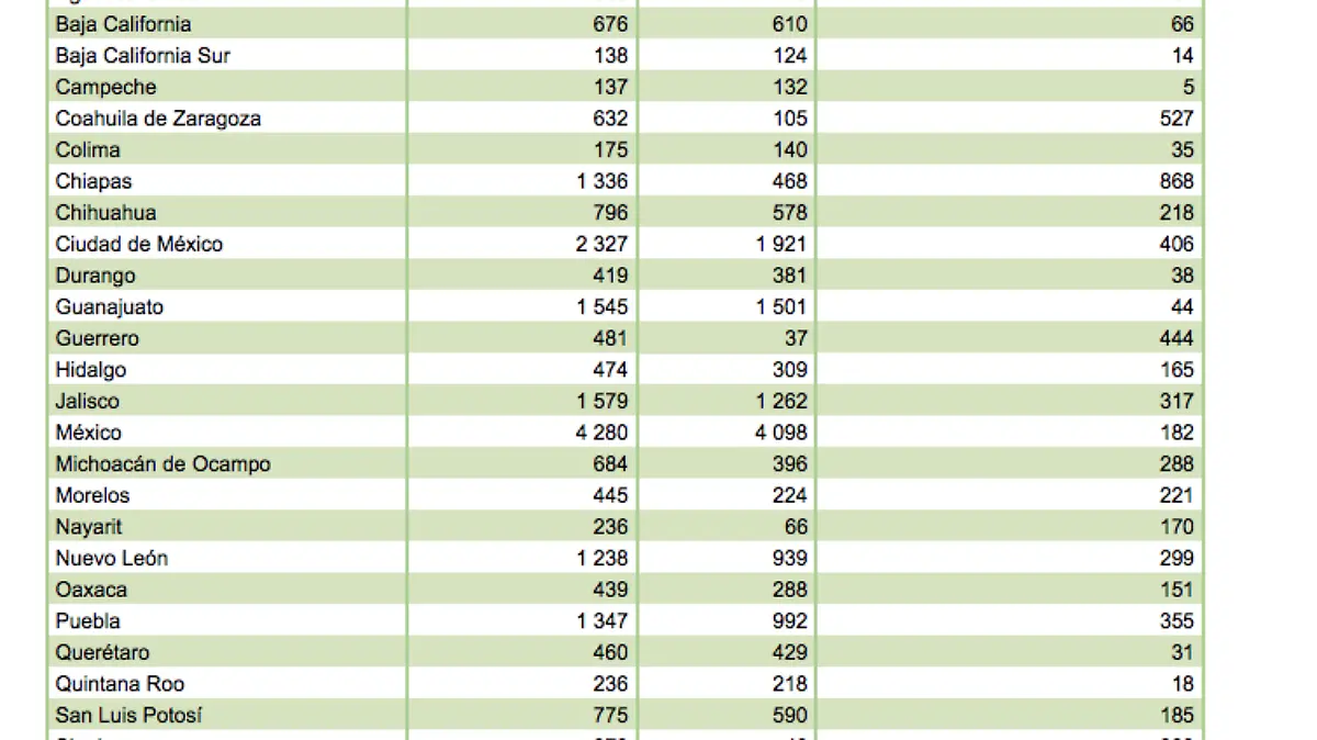 datos del INEGI por muerte fetal en México