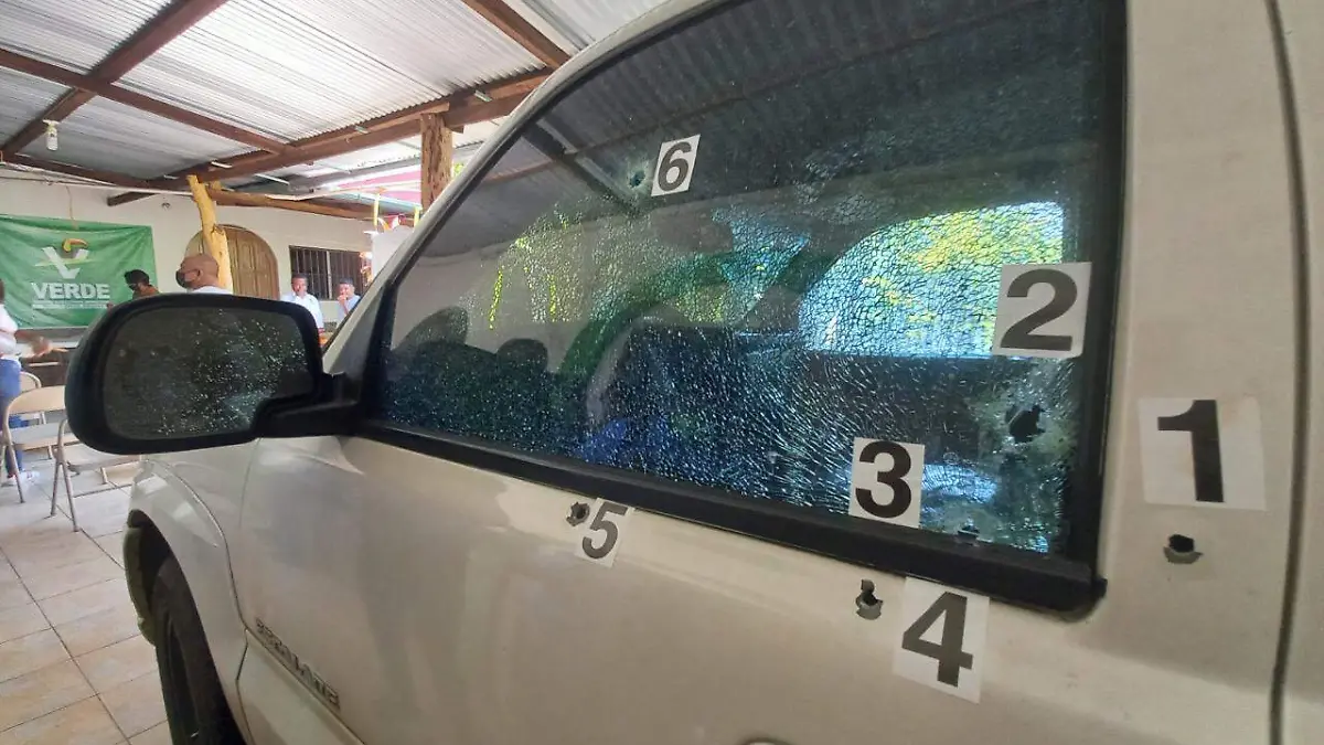 disparos a camioneta