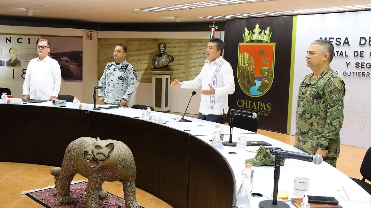 Mesa de seguridad Chiapas