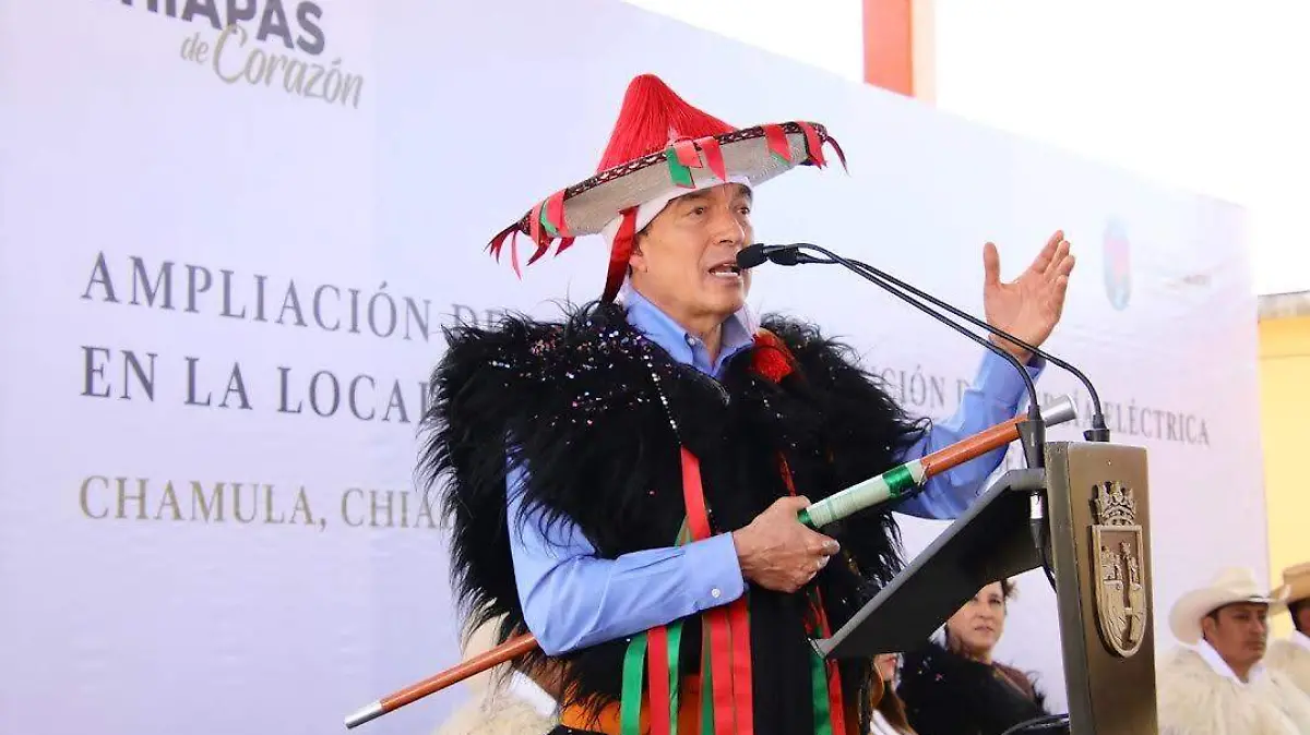 inaguracion red de distribución electrica en chamula